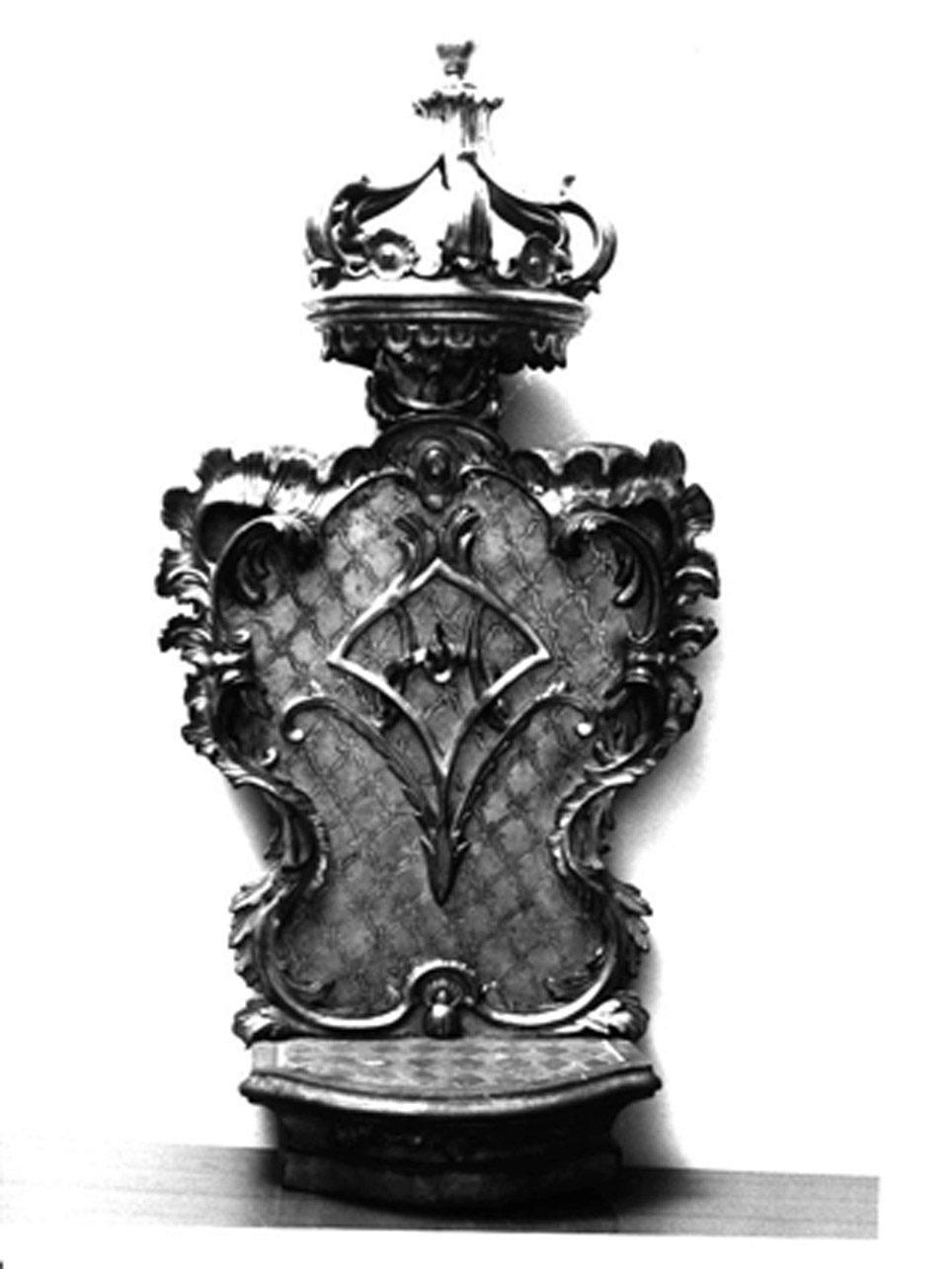 TRONETTO PER ESPOSIZIONE EUCARISTICA - manifattura napoletana (Seconda metà sec. XIX)