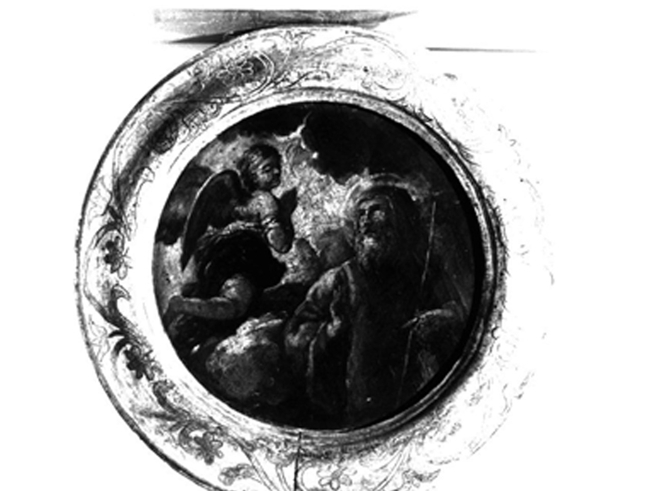 SAN FRANCESCO DI PAOLA (DIPINTO) - AMBITO NAPOLETANO (Prima metà sec. XVIII)