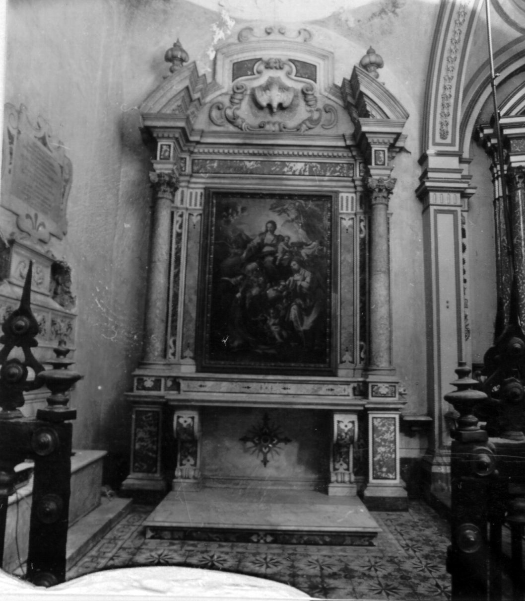 mostra d'altare, insieme - bottega napoletana (sec. XVIII)