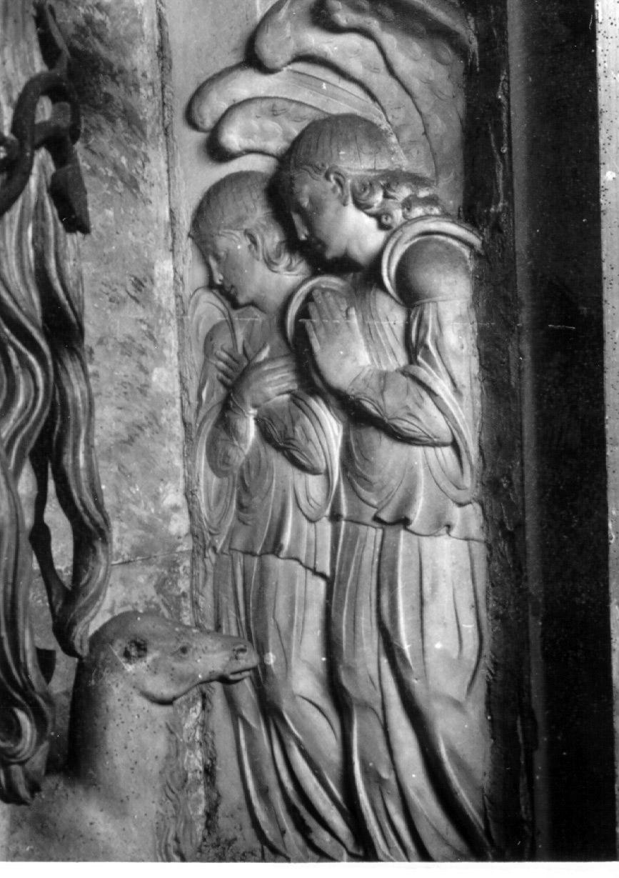 angeli in preghiera (rilievo) di Malvito Giovan Tommaso (sec. XVI)