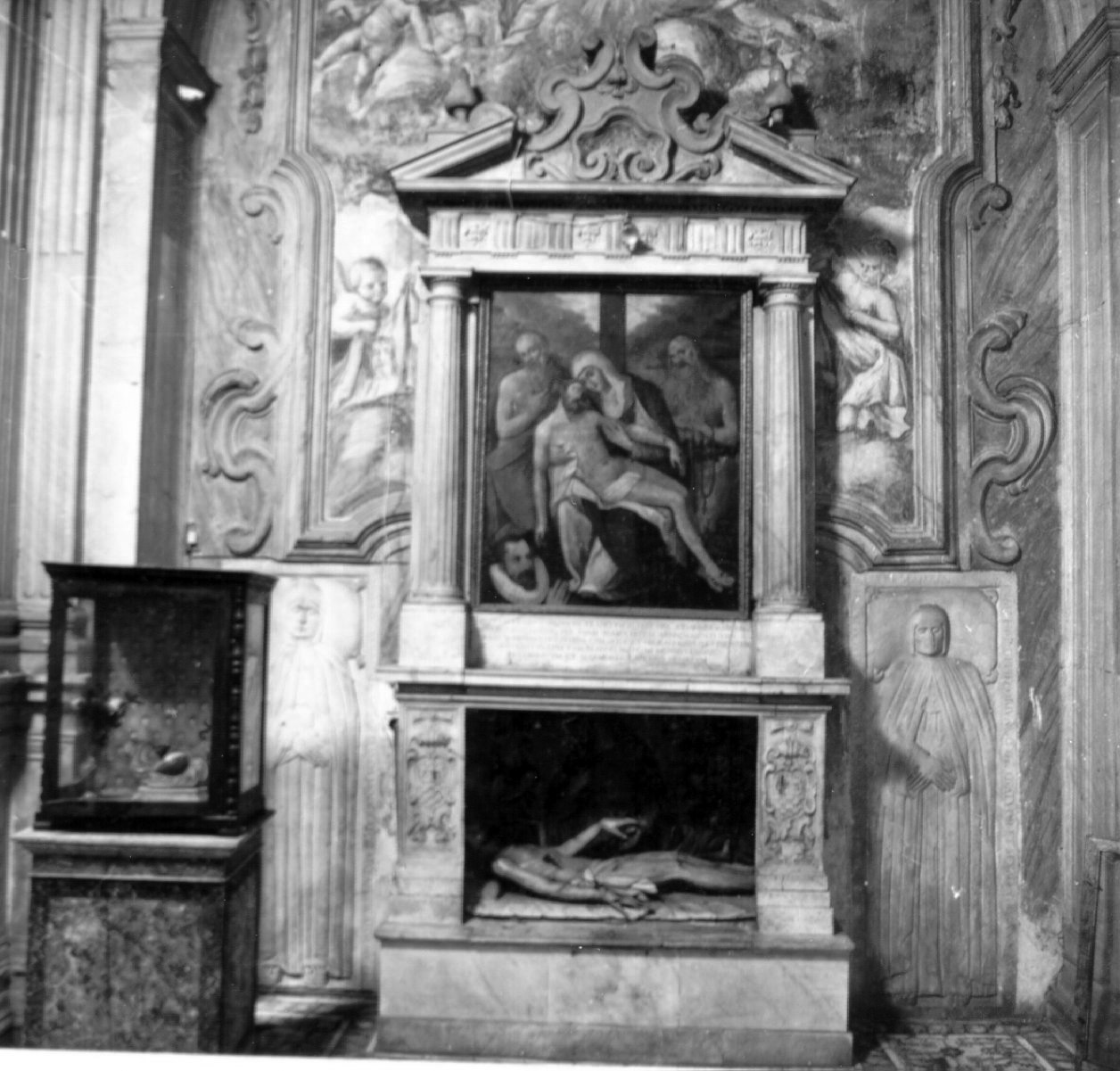 edicola, insieme - bottega napoletana (sec. XVII)