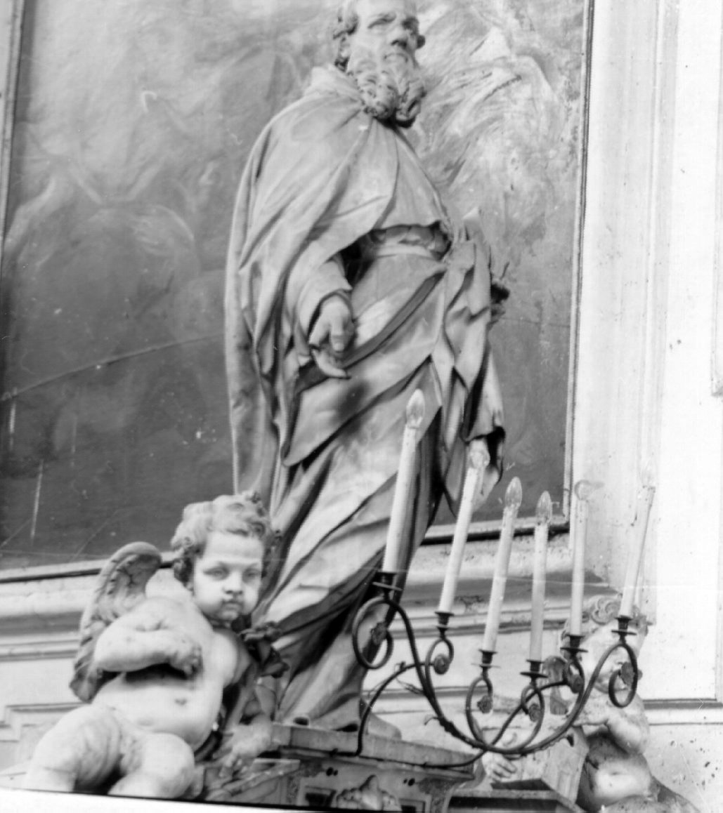 beato Pietro da Pisa (scultura, elemento d'insieme) di Vaccaro Lorenzo (ultimo quarto sec. XVII)