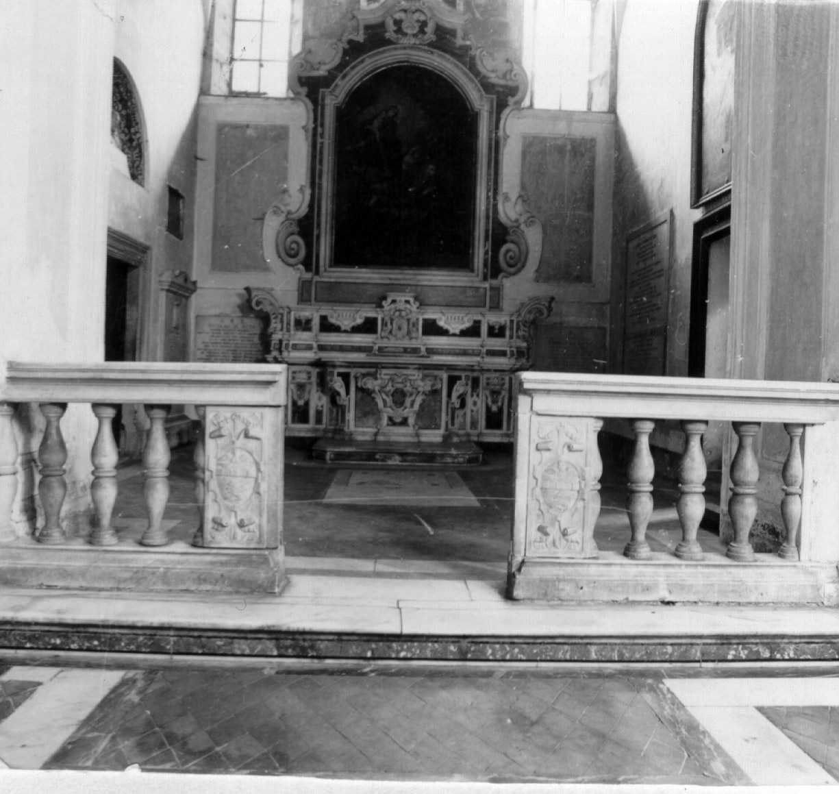 balaustrata - bottega napoletana (metà sec. XVI)