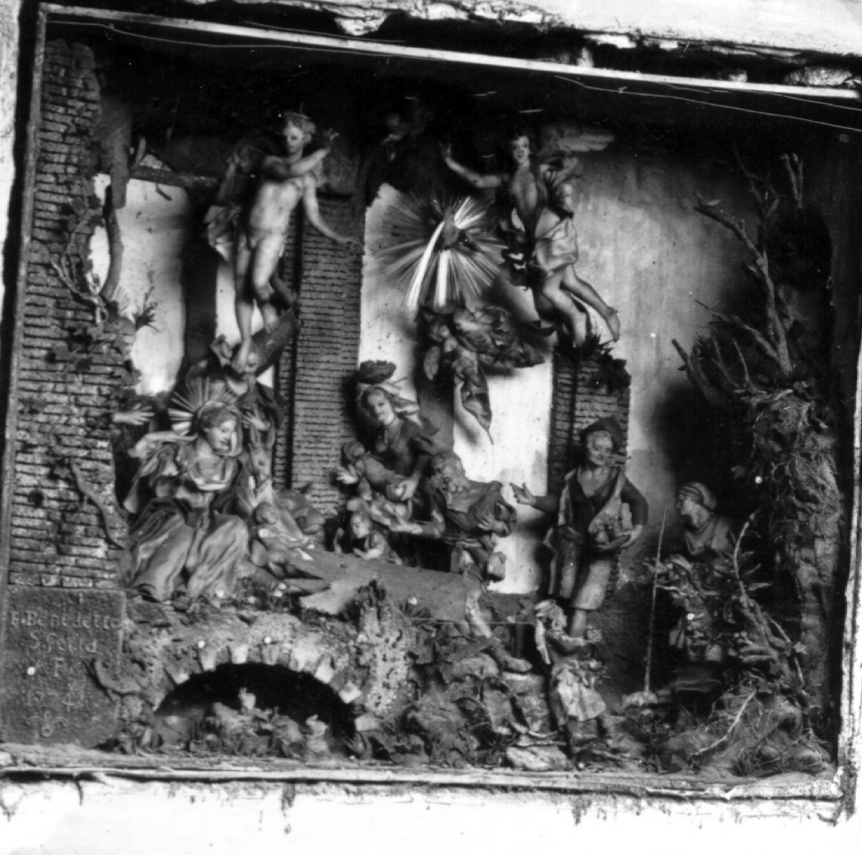 natività di Gesù (presepio, insieme) di Sferra Benedetto (sec. XVIII)