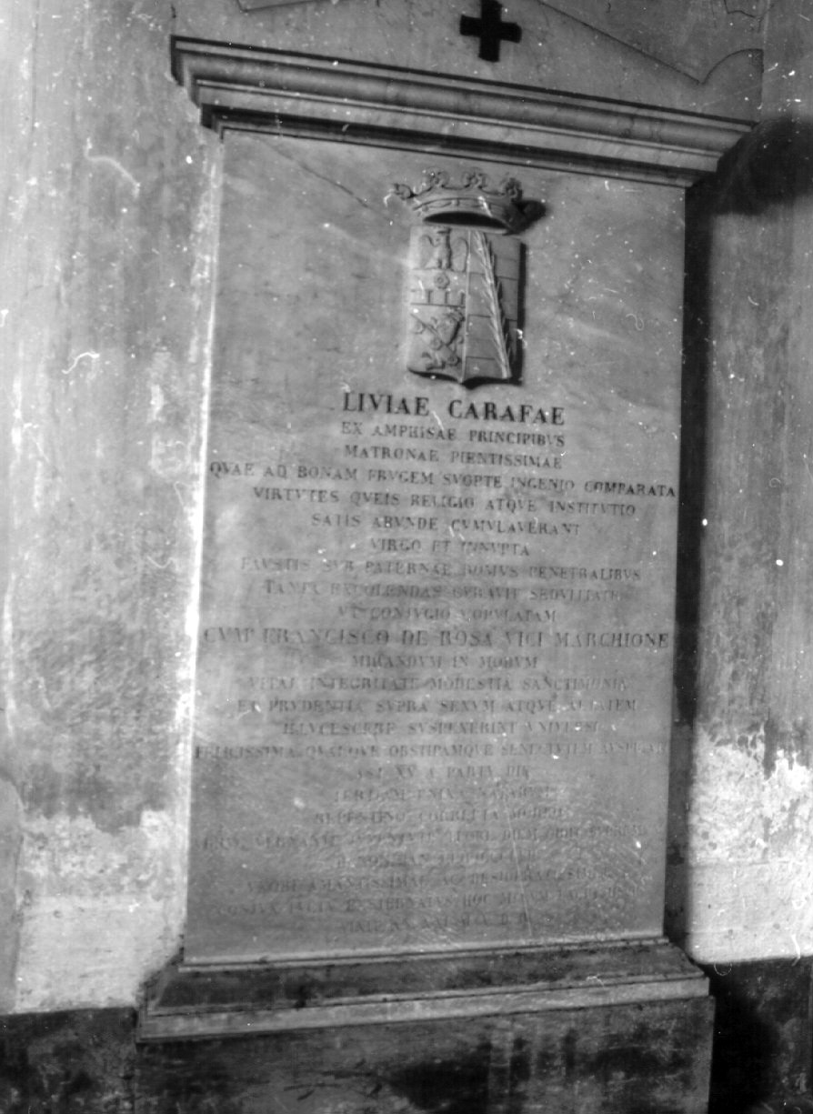 stele funeraria - bottega napoletana (sec. XIX)