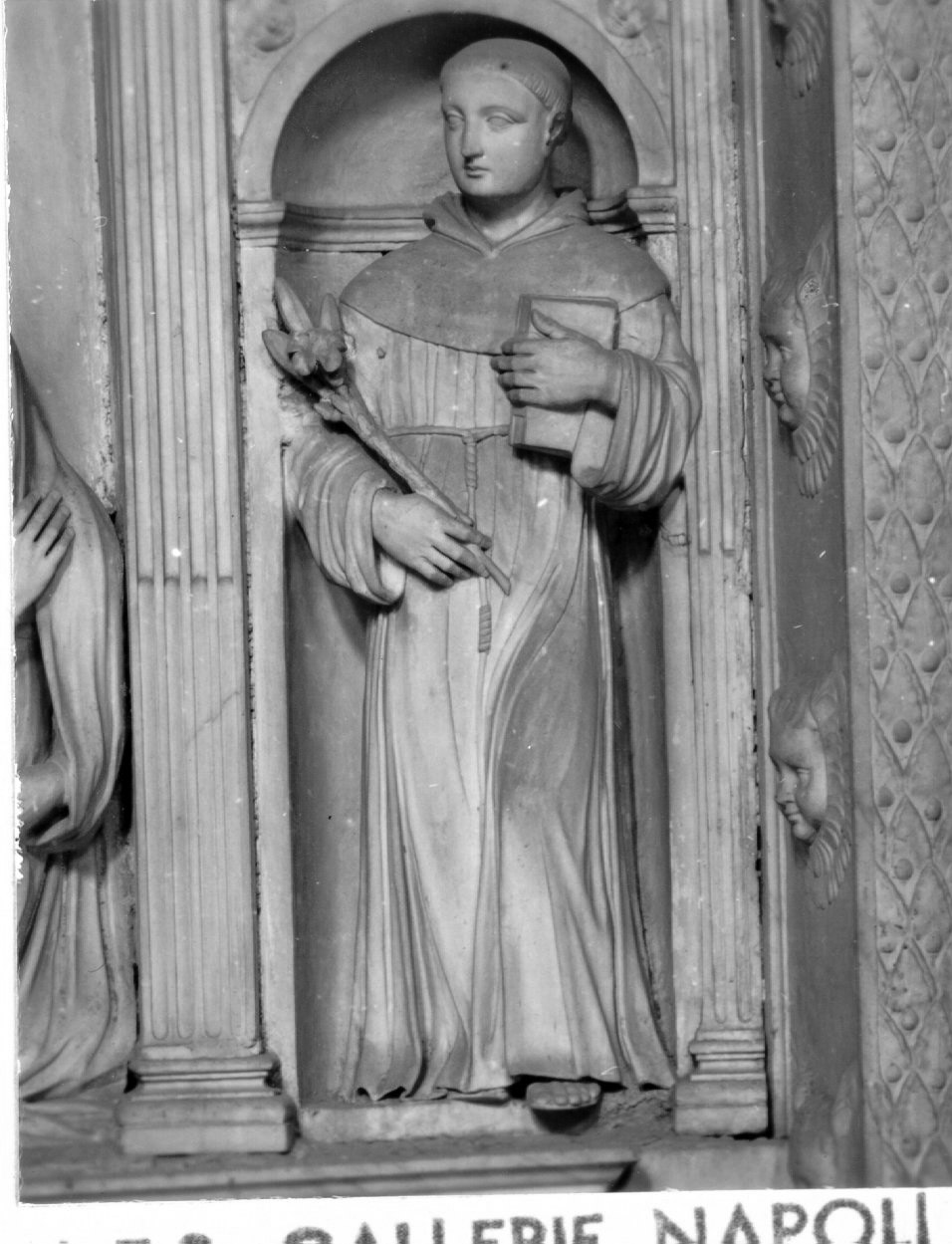 Sant'Antonio da Padova (scultura) di Caccavello Annibale (sec. XIX)