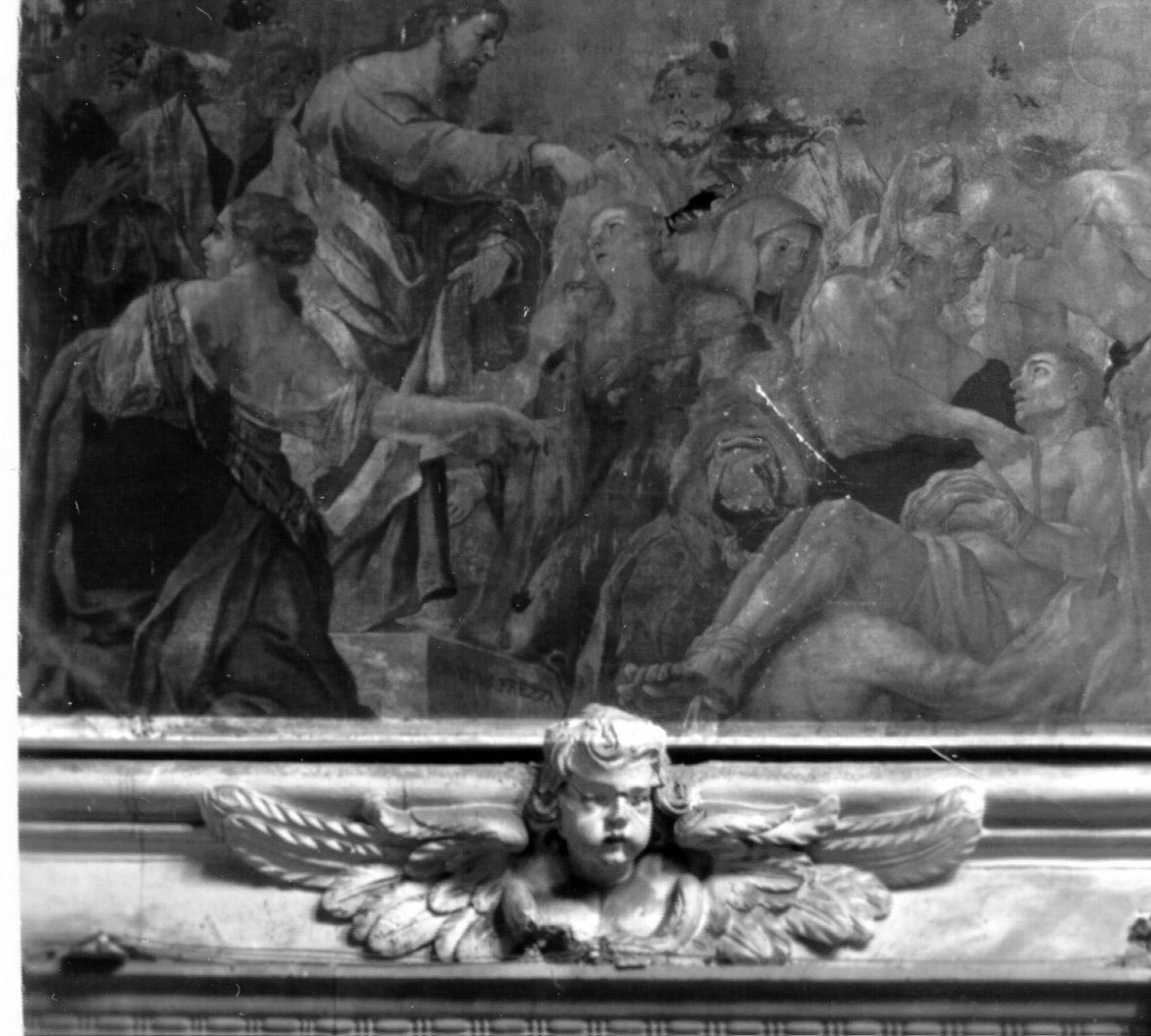 resurrezione di Lazzaro (dipinto, elemento d'insieme) di Frezza Orazio (inizio sec. XVIII)