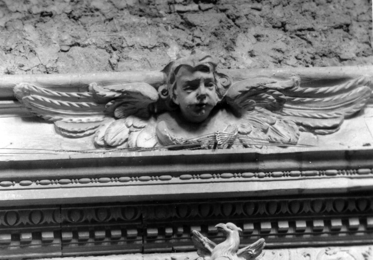 cherubini (decorazione plastica, serie) di Vaccaro Domenico Antonio (bottega) (fine sec. XVII)