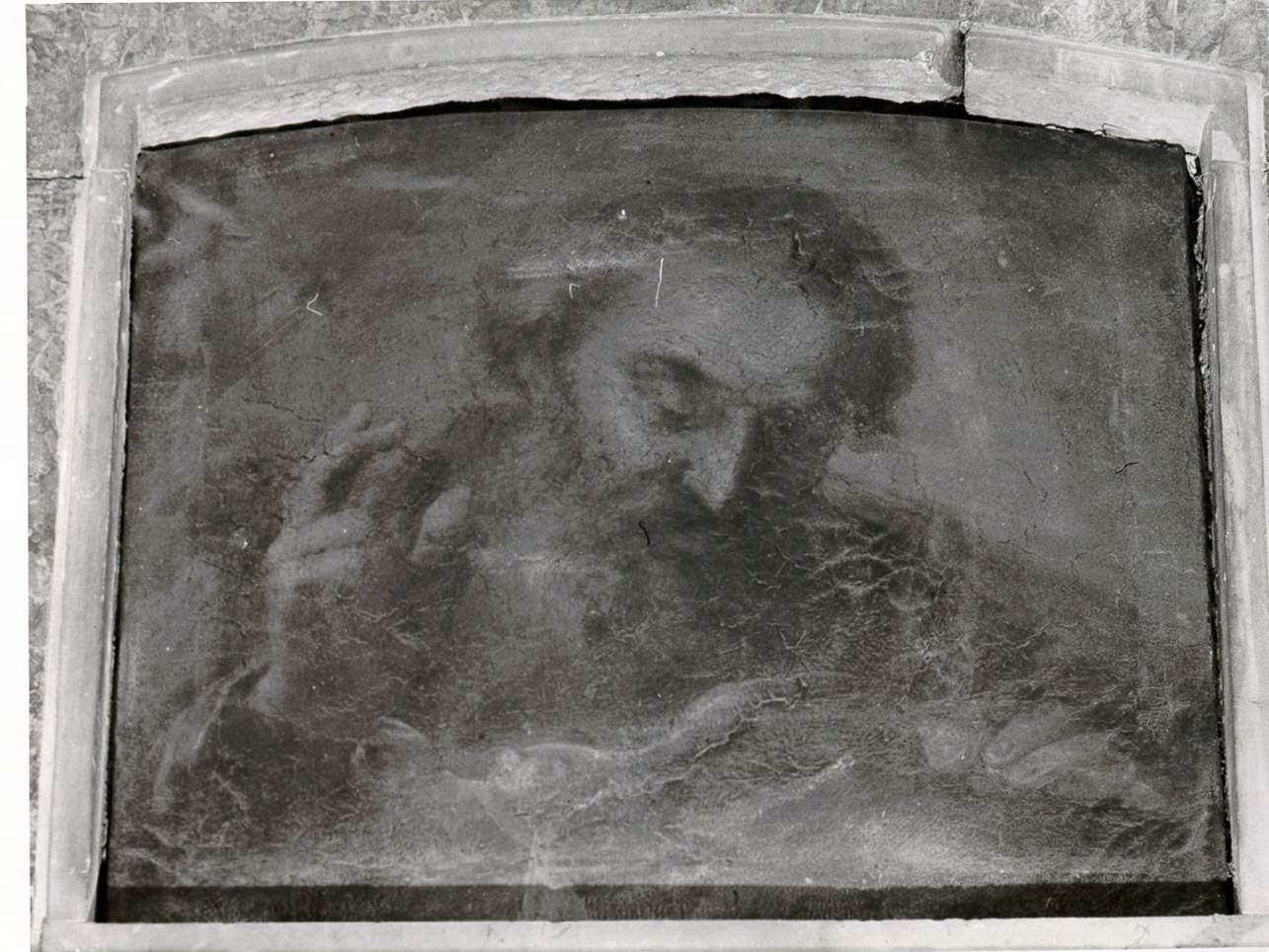 Dio Padre benedicente (dipinto) - ambito napoletano (ultimo quarto sec. XVI)