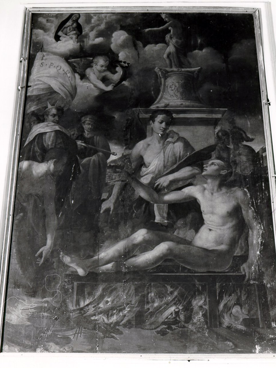 martirio di San Lorenzo (dipinto) - ambito napoletano (seconda metà sec. XVI)