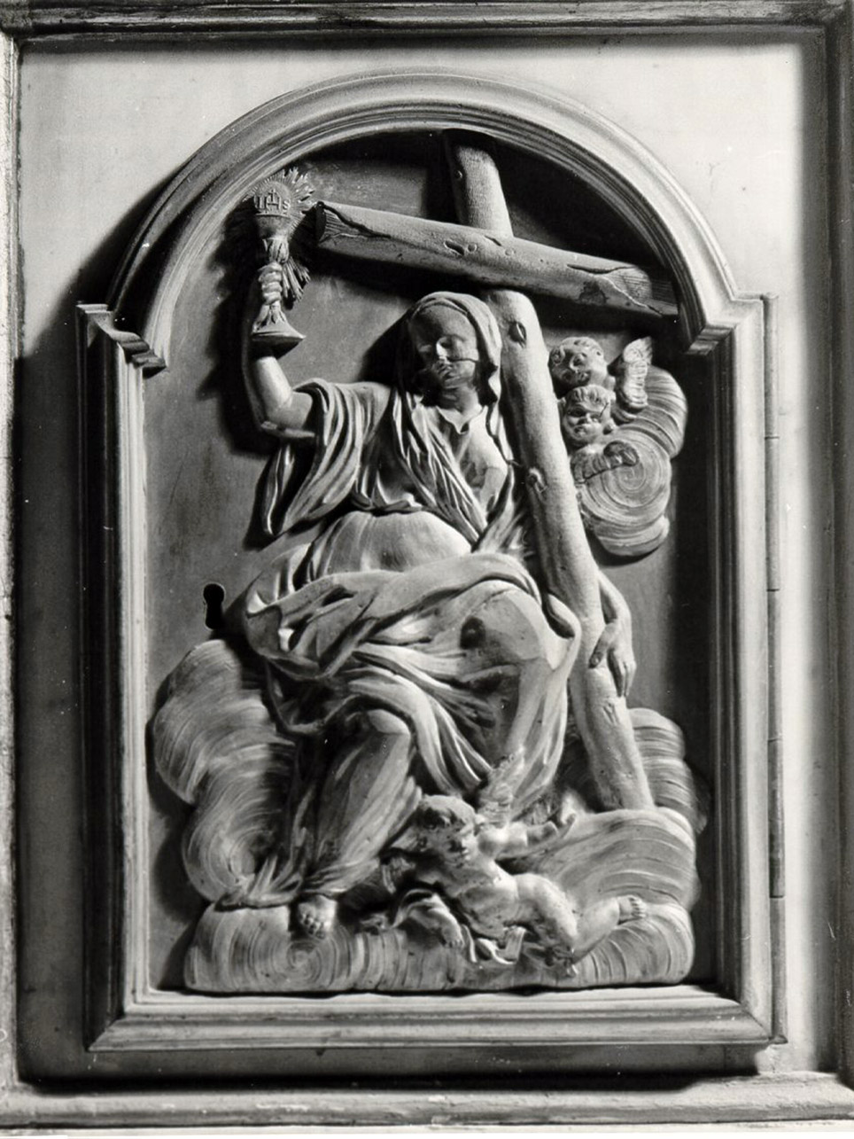 SPORTELLO DI TABERNACOLO, ELEMENTO D'INSIEME - manifattura napoletana (ULTIMO QUARTO sec. XVIII)