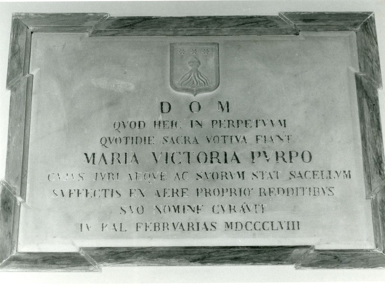 lapide - bottega napoletana (sec. XIX)