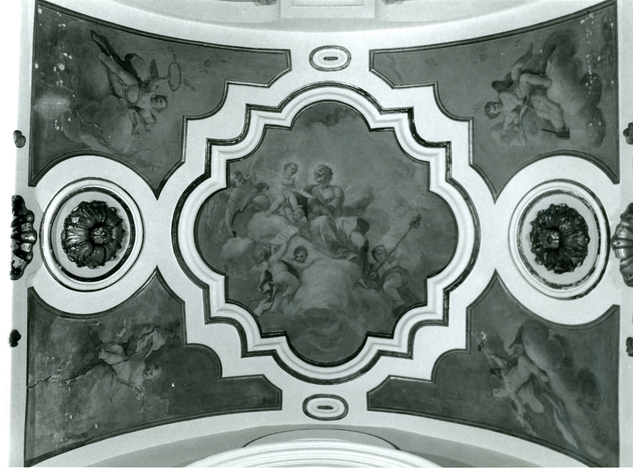 gloria di San Giuseppe (dipinto) di Diano Vincenzo (sec. XVIII)