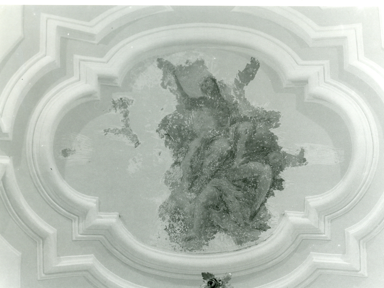 dipinto, frammento - ambito napoletano (fine sec. XVIII)