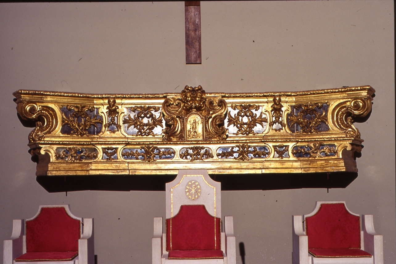 gradino d'altare - bottega napoletana (metà sec. XVIII)