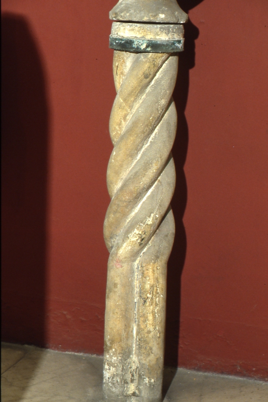 colonna tortile - bottega Italia meridionale (fine/inizio secc. XIV/ XV)