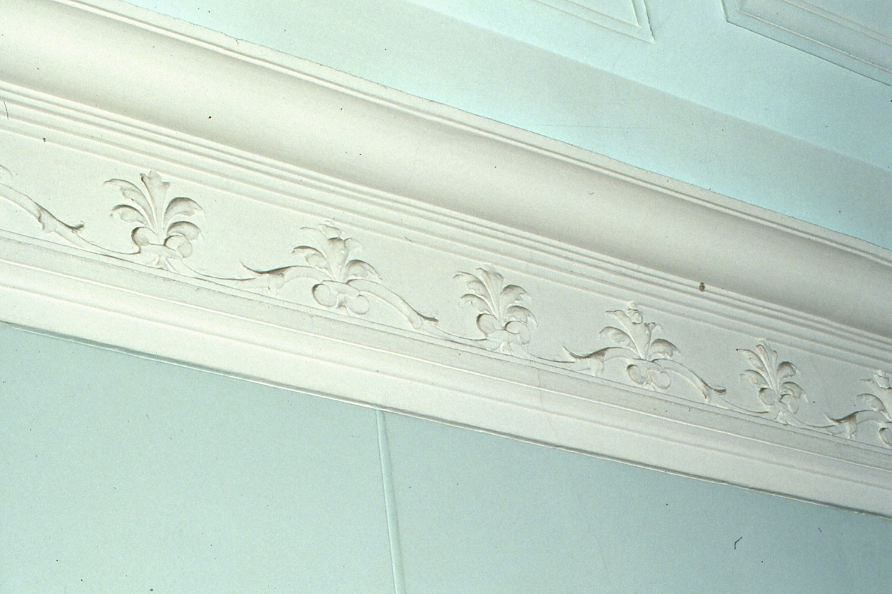 motivi decorativi vegetali (cornice architettonica) - bottega napoletana (fine sec. XIX)