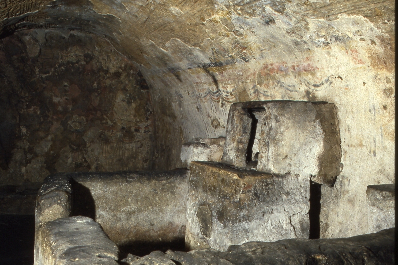 decorazione plastico-pittorica - bottega romana, bottega romana (prima metà sec. I)