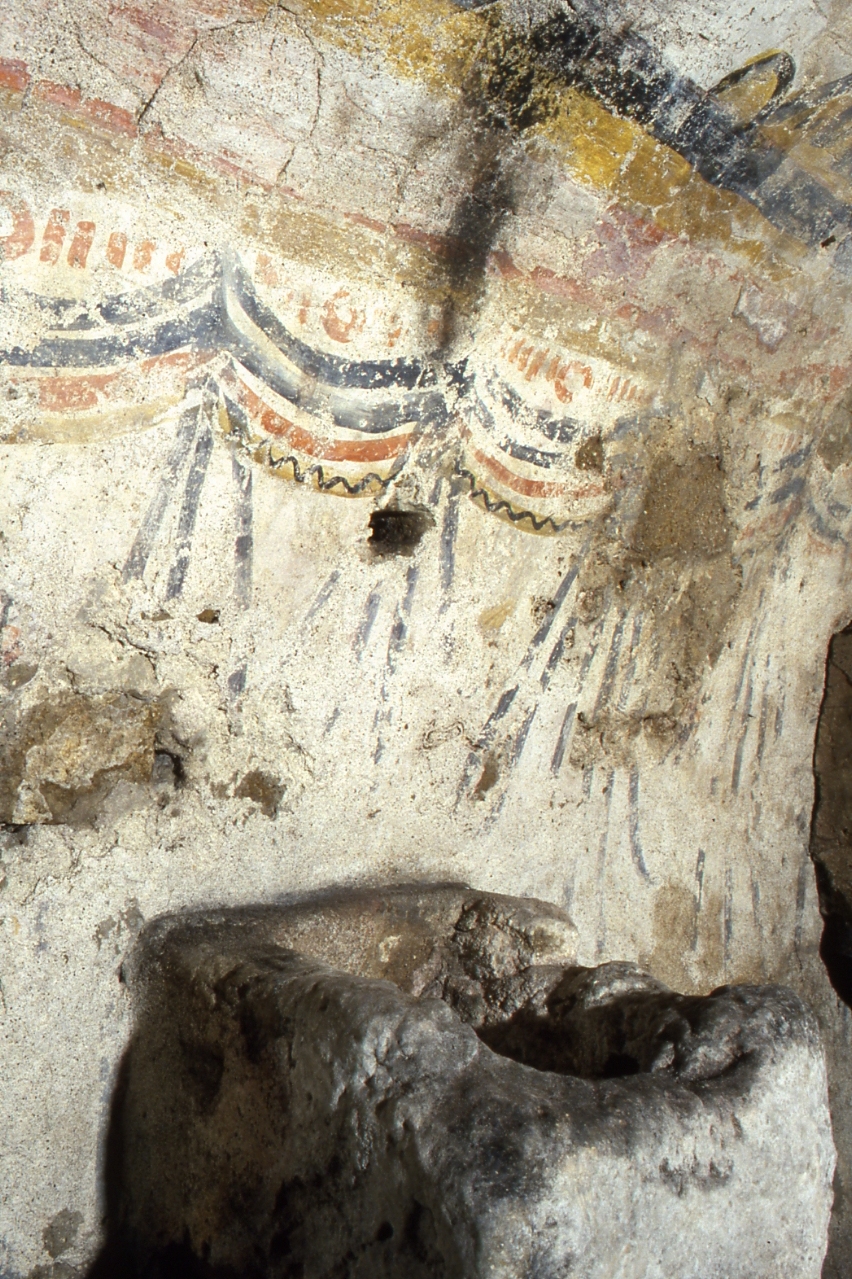 decorazione pittorica - bottega napoletana (fine sec. VIII)