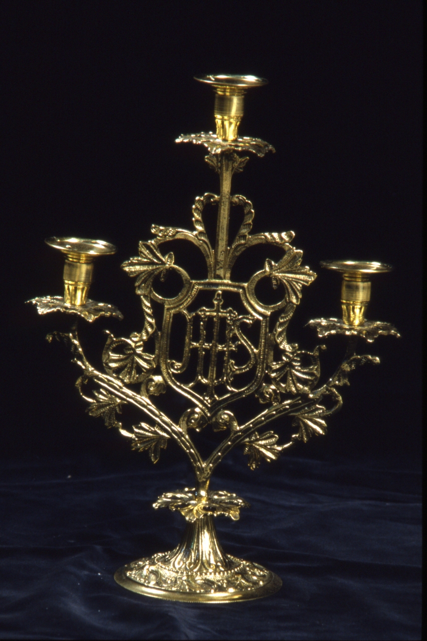 candelabro, serie - bottega napoletana (sec. XX)