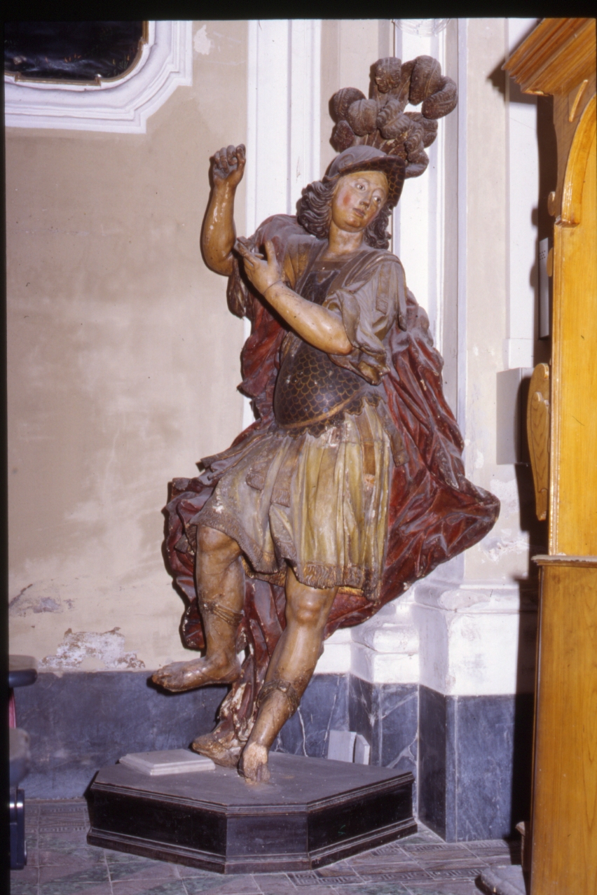 San Michele Arcangelo (statua) - ambito napoletano (seconda metà sec. XVIII)