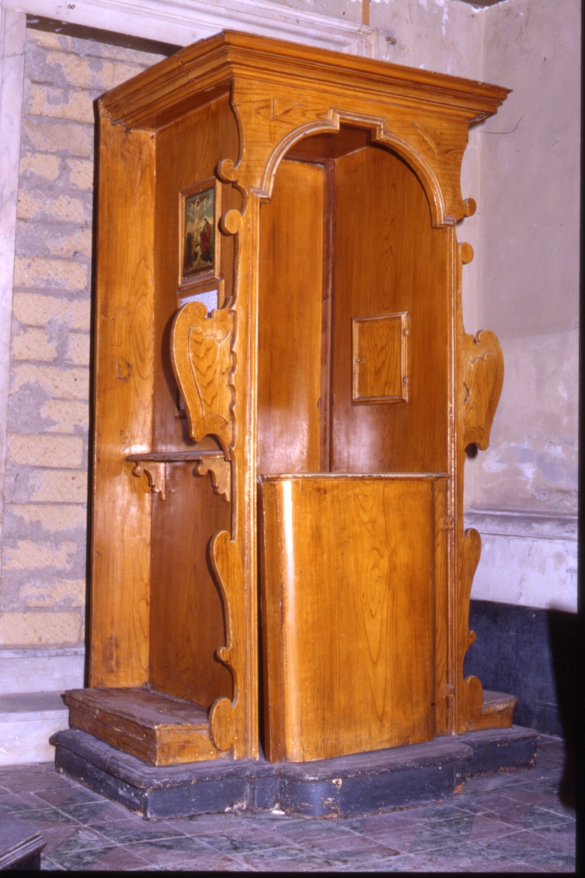 confessionale - bottega napoletana (seconda metà sec. XVIII)