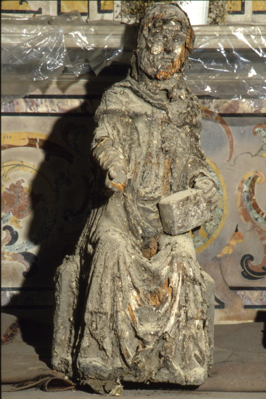 Sant'Agnello (statua) di Bertini Pacio (bottega), Bertini Giovanni (bottega) (metà sec. XIV)