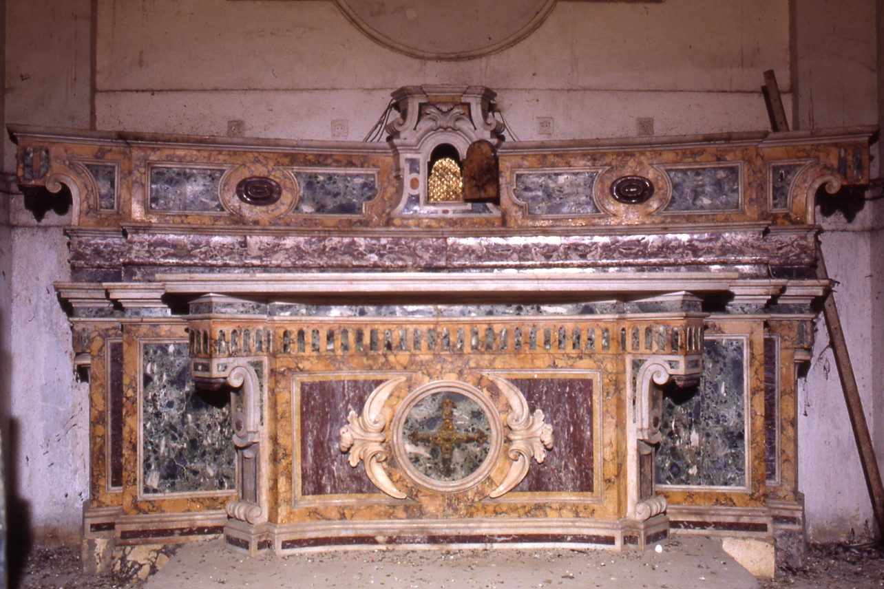 altare - bottega napoletana (ultimo quarto sec. XVIII)