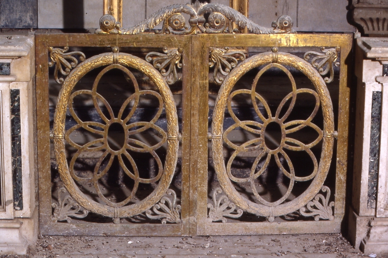 cancello di balaustrata - bottega napoletana (seconda metà sec. XVIII)