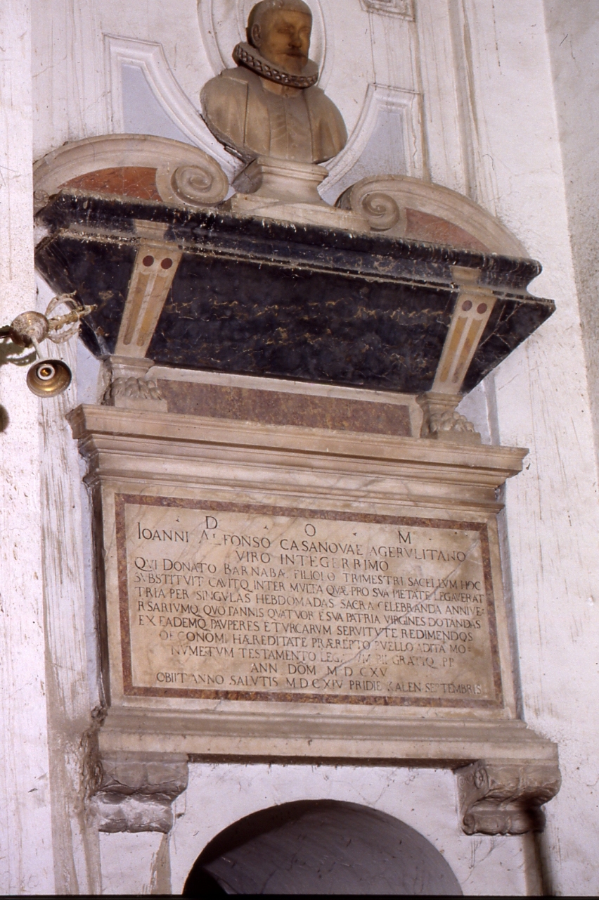 monumento funebre - bottega napoletana (primo quarto sec. XVII)