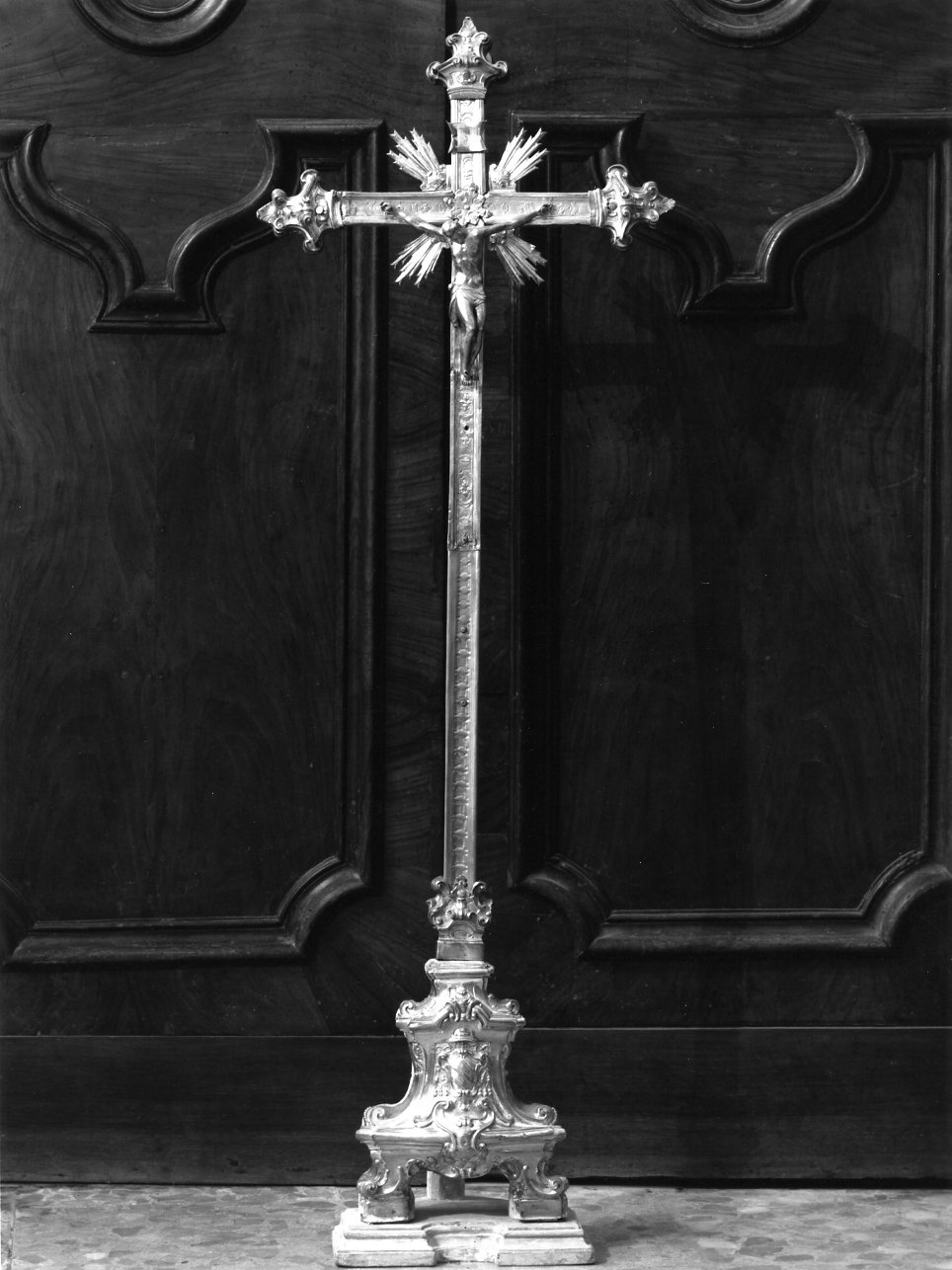 croce d'altare - bottega napoletana (sec. XVIII)