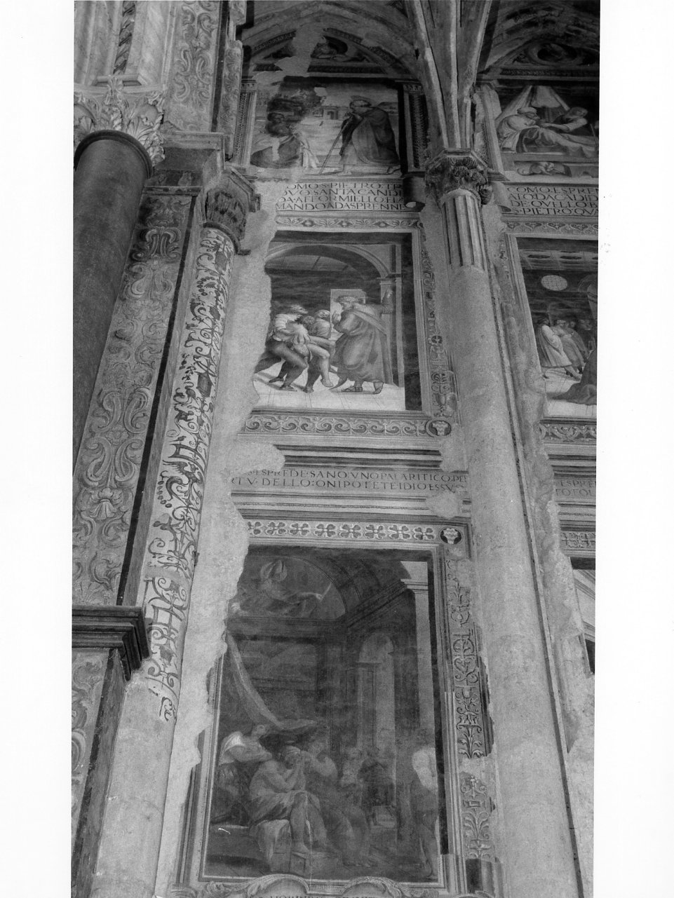 Storie della vita di Sant'Aspreno (dipinto, ciclo) di Tesauro Agostino (sec. XVI)