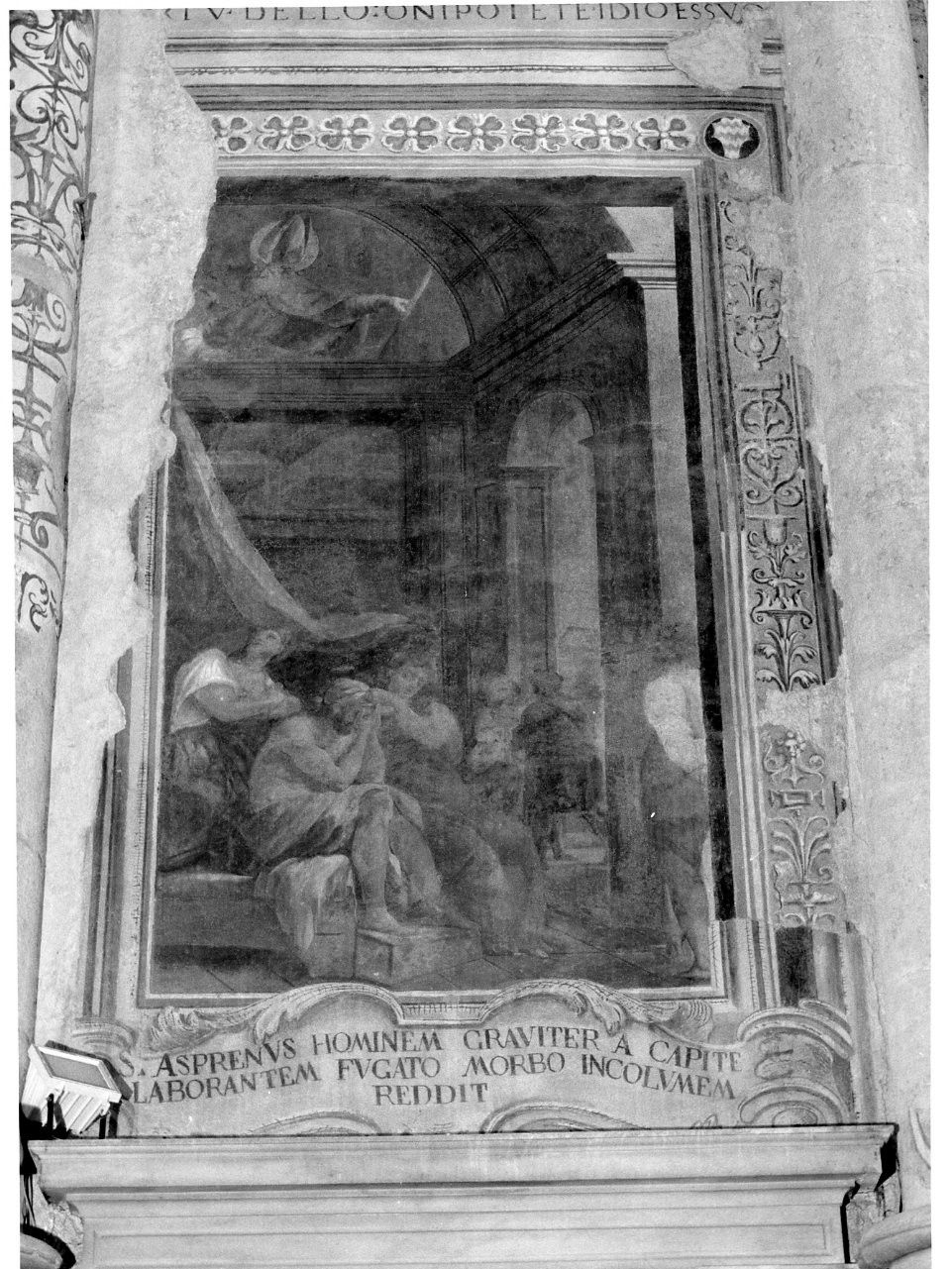 Storie della vita di Sant'Aspreno (dipinto, ciclo) di Tesauro Agostino (sec. XVI)
