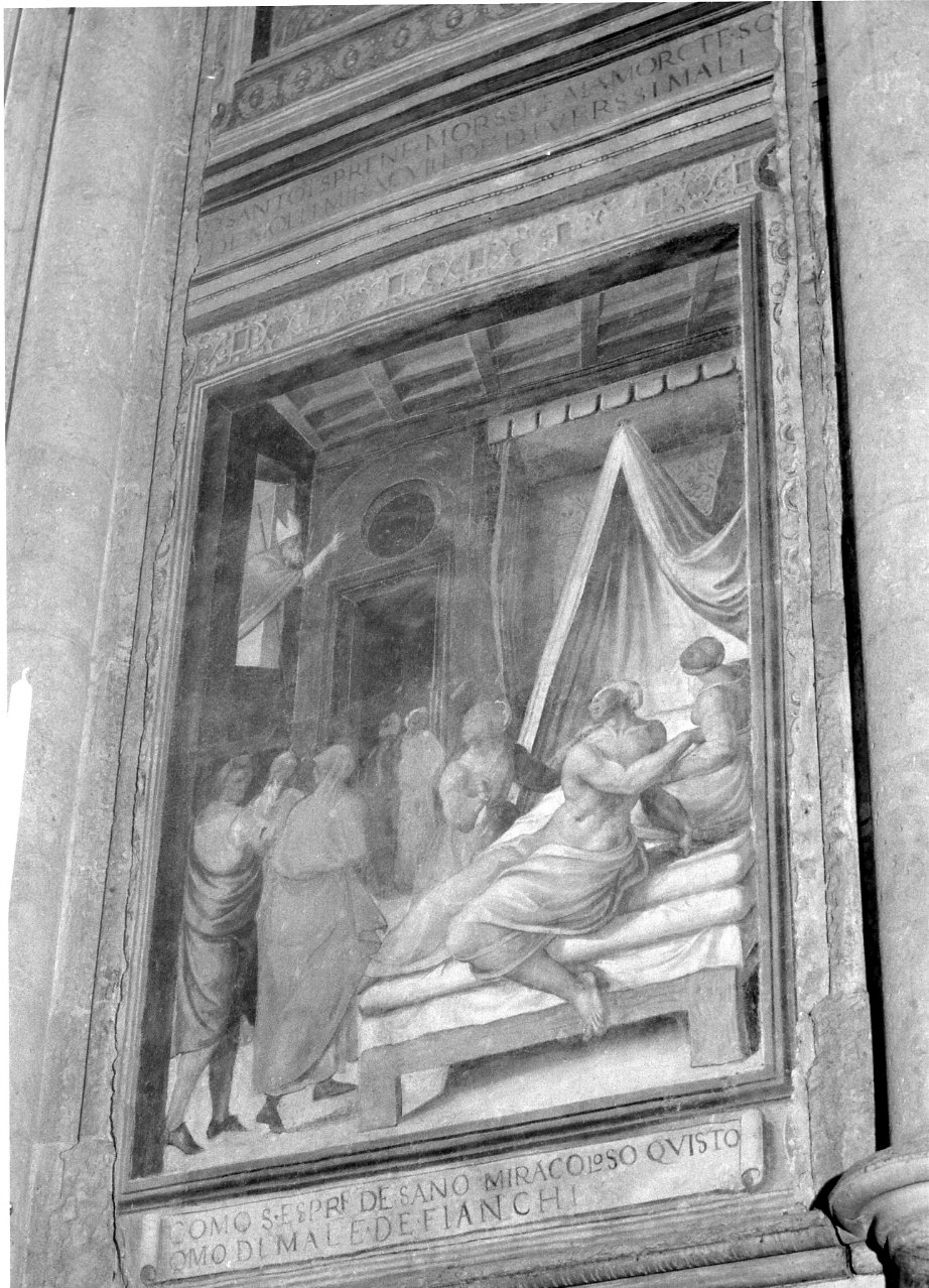 Storie della vita di Sant'Aspreno (dipinto, ciclo) di Tesauro Agostino (sec. XVI)