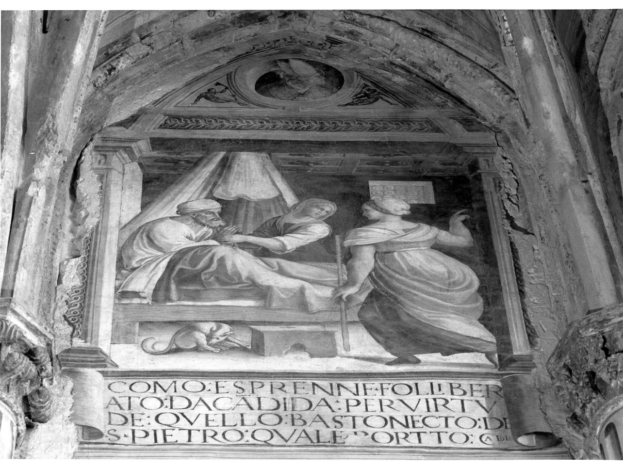 Storie della vita di Sant'Aspreno (dipinto, ciclo) di Tesauro Agostino (sec. XVI)