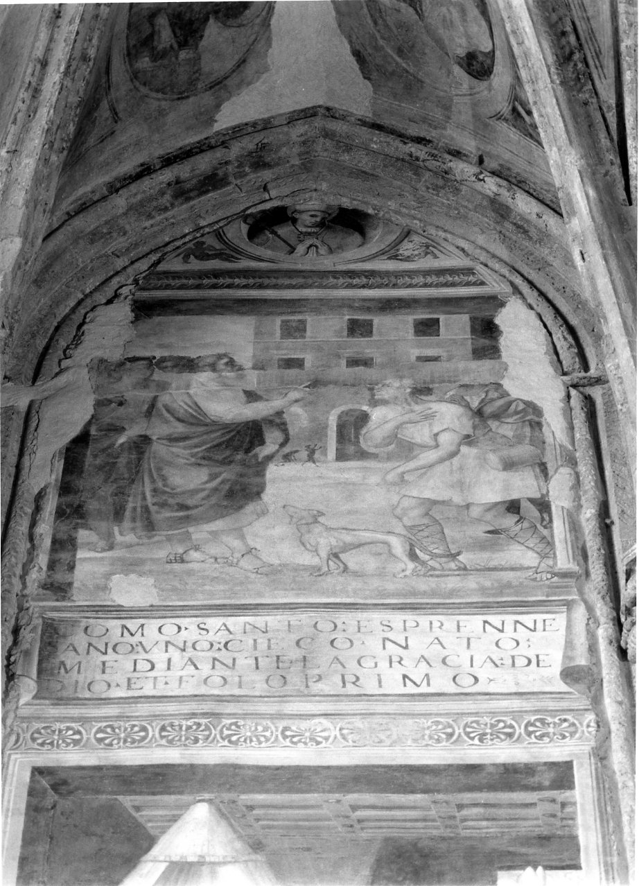 Storie della vita di Sant'Aspreno (dipinto, ciclo) di Tesauro Agostino (sec. XVI)