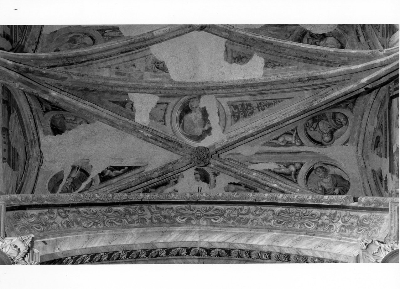 Santo (dipinto, serie) di Tesauro Agostino (sec. XVI)