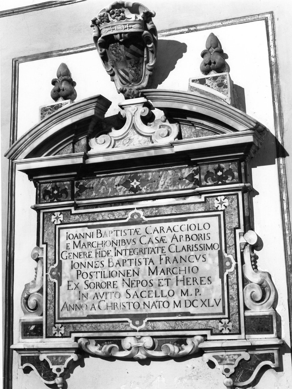 monumento funebre - bottega napoletana (sec. XVII)