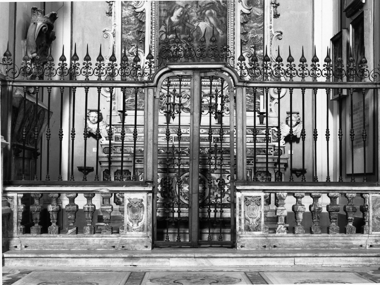 cancello - bottega napoletana (metà sec. XVIII)