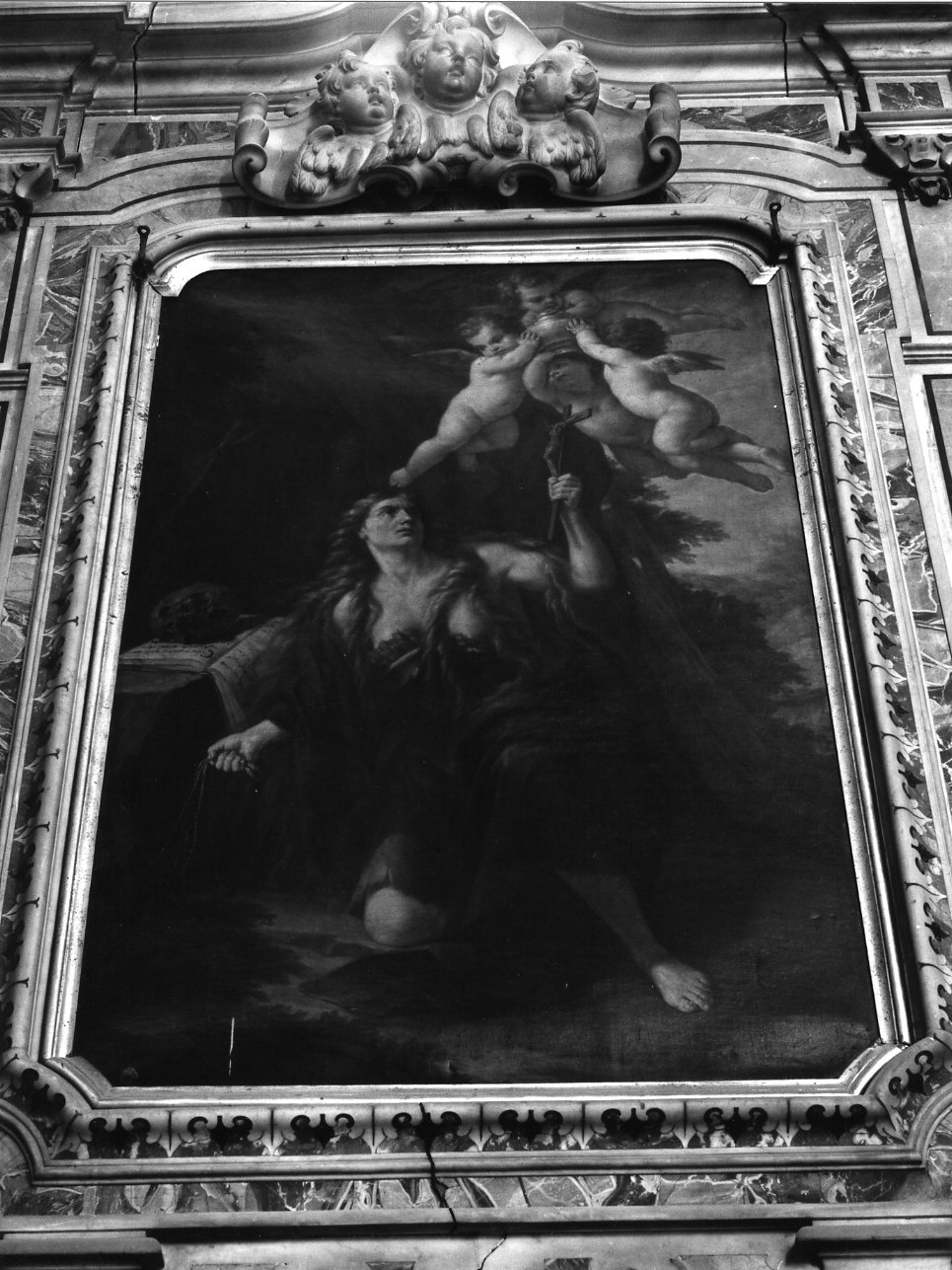 La Maddalena nel deserto, Santa Maria Maddalena penitente (dipinto) di Vaccaro Nicola (attribuito) (seconda metà sec. XVII)