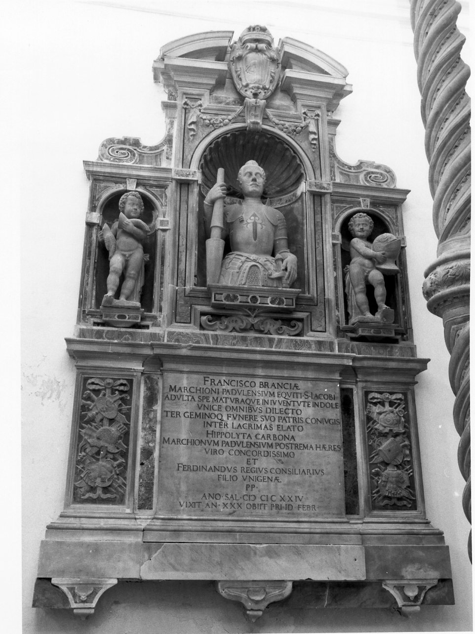 monumento funebre - bottega napoletana (sec. XVII)