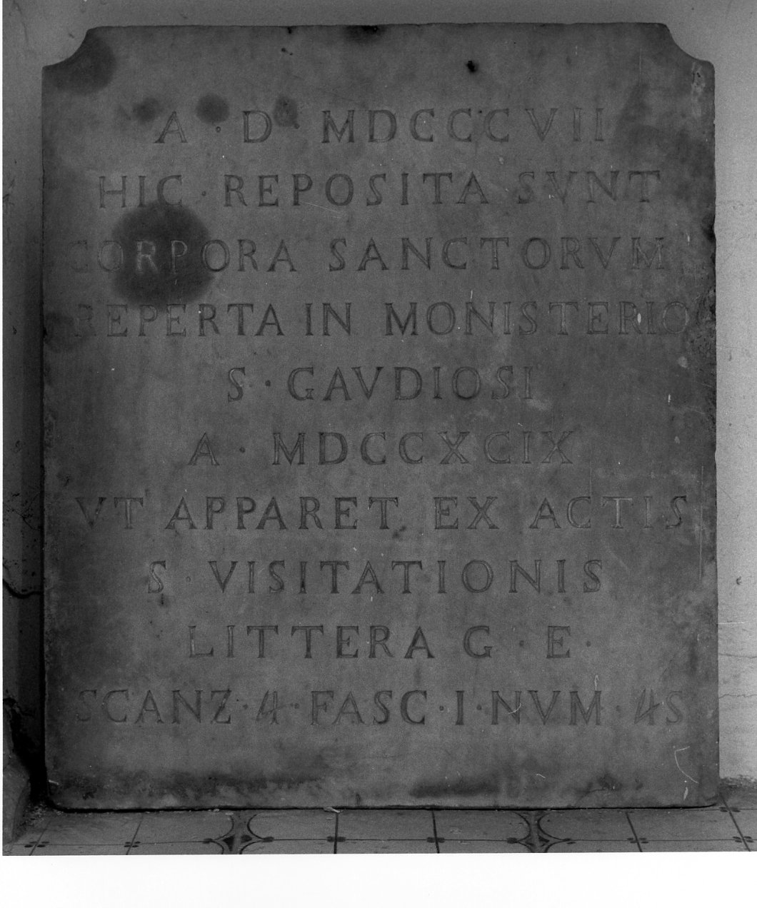 lapide commemorativa - bottega campana (sec. XIX)