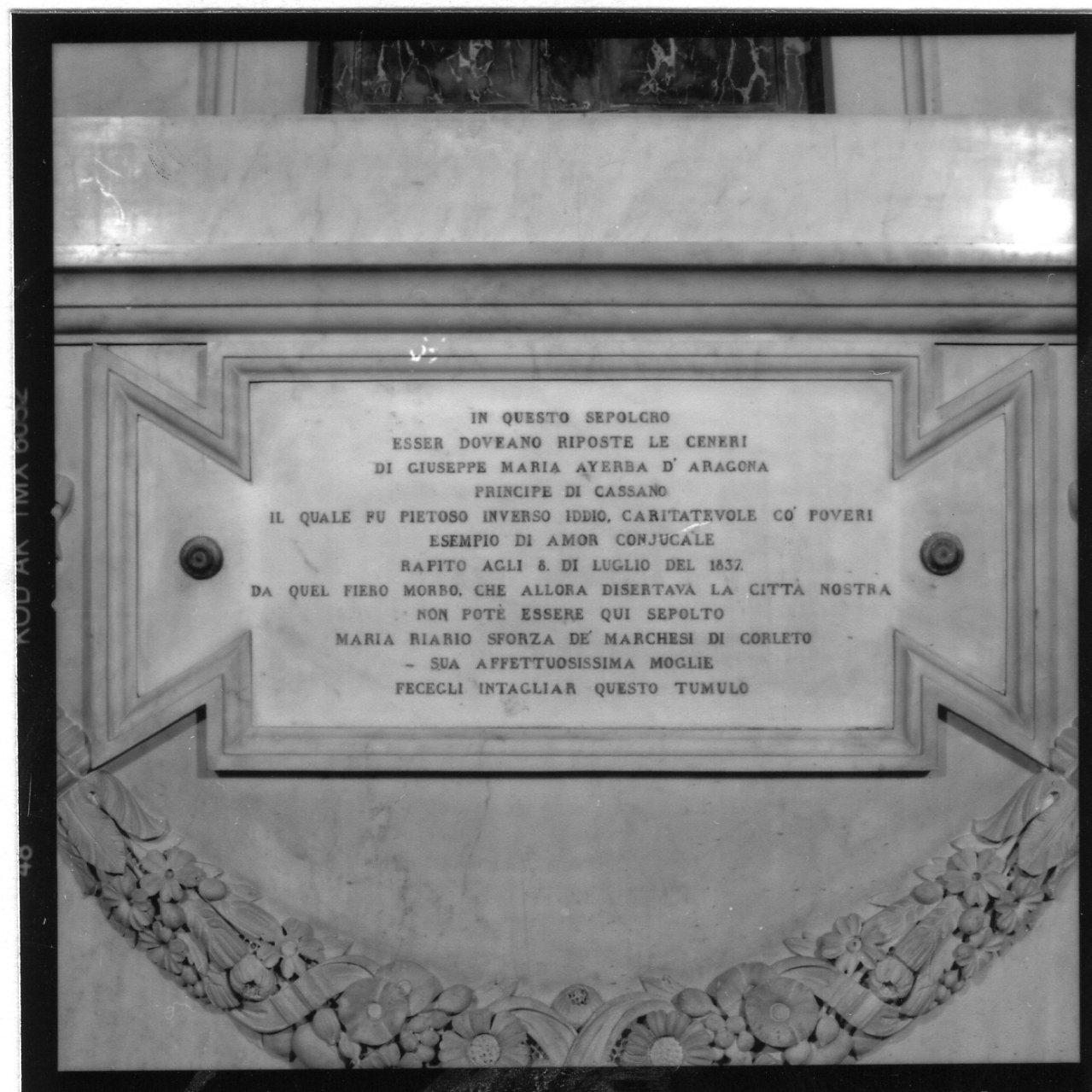 lapide tombale di Angelini Tito (sec. XIX)
