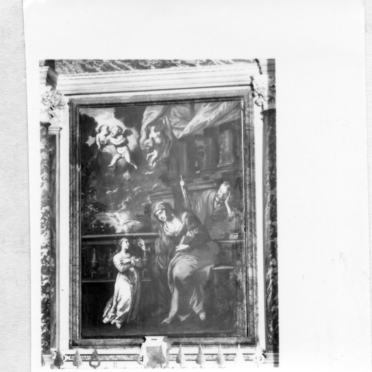 educazione di Maria Vergine (dipinto) di De Luca Luigi (sec. XVII)