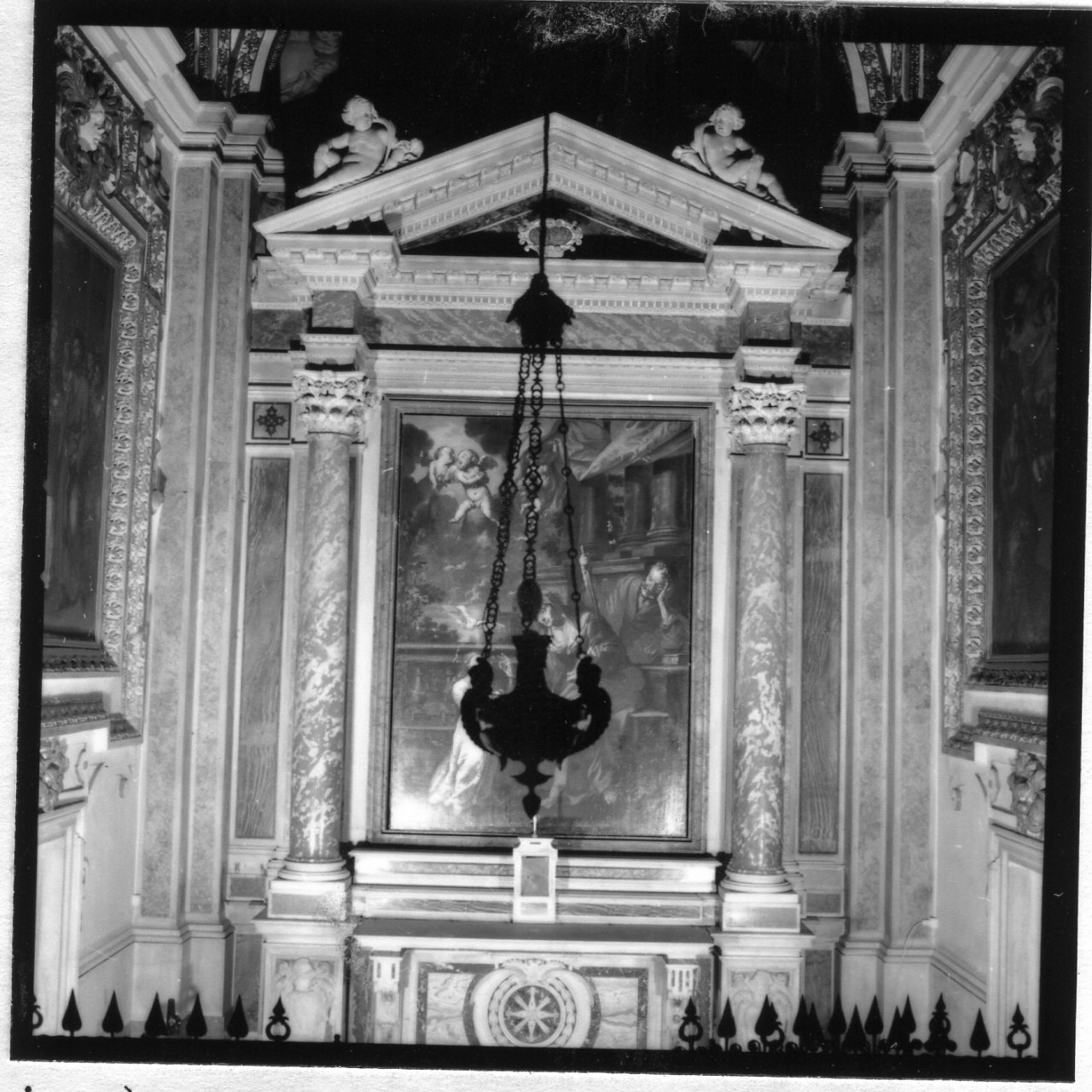 mostra d'altare di Malasomma Andrea (e aiuti) (sec. XVII)