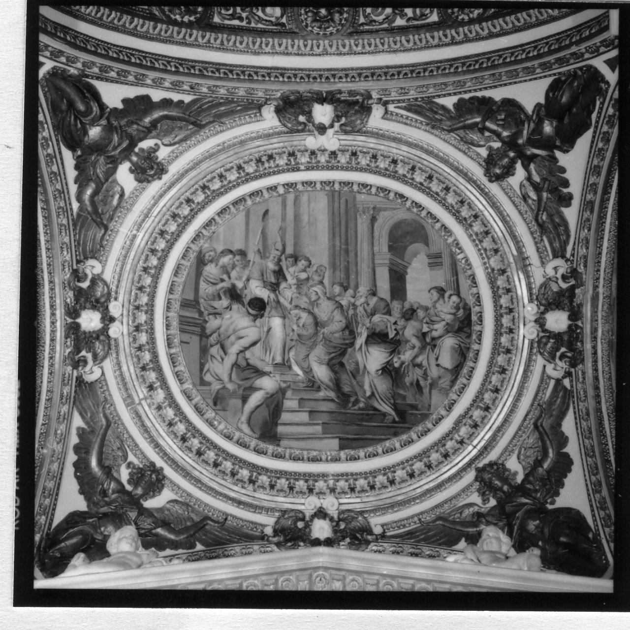 decorazione plastico-pittorica di De Luca Luigi, Malasomma Andrea (sec. XVII)