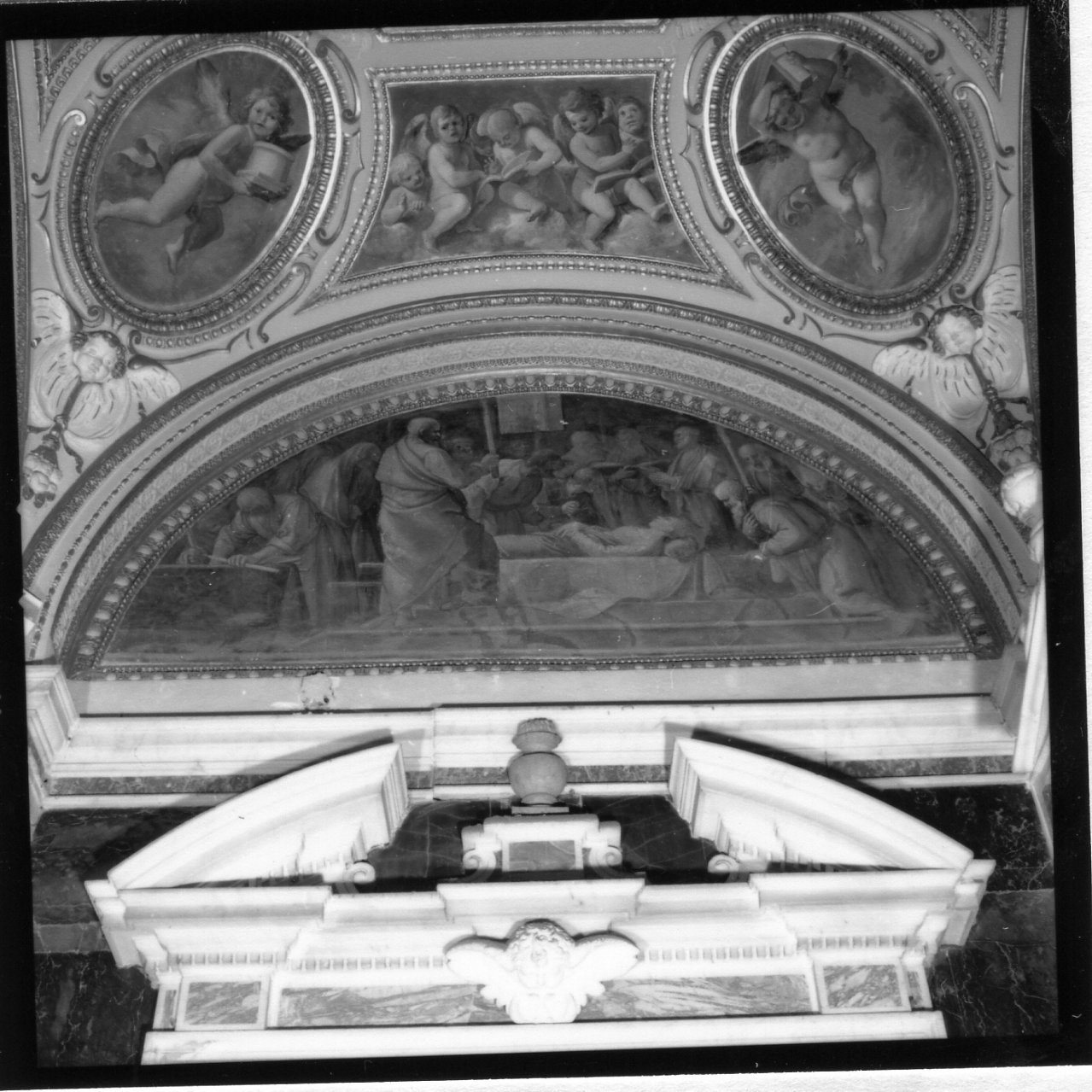 transito della Madonna (dipinto) di Corenzio Belisario (sec. XVII)