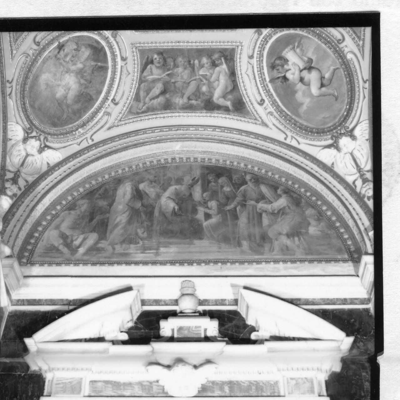 presentazione di Maria Vergine al tempio (dipinto) di Corenzio Belisario (sec. XVII)