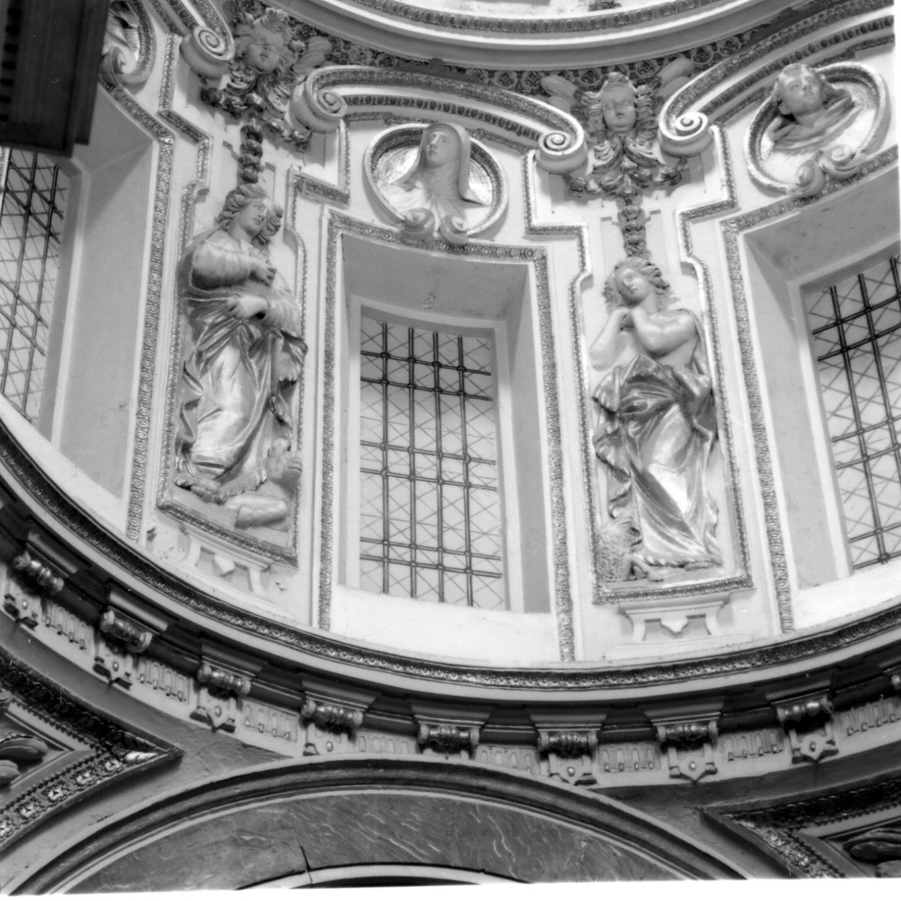 finta finestra (decorazione pittorica, serie) - ambito napoletano (sec. XVII)