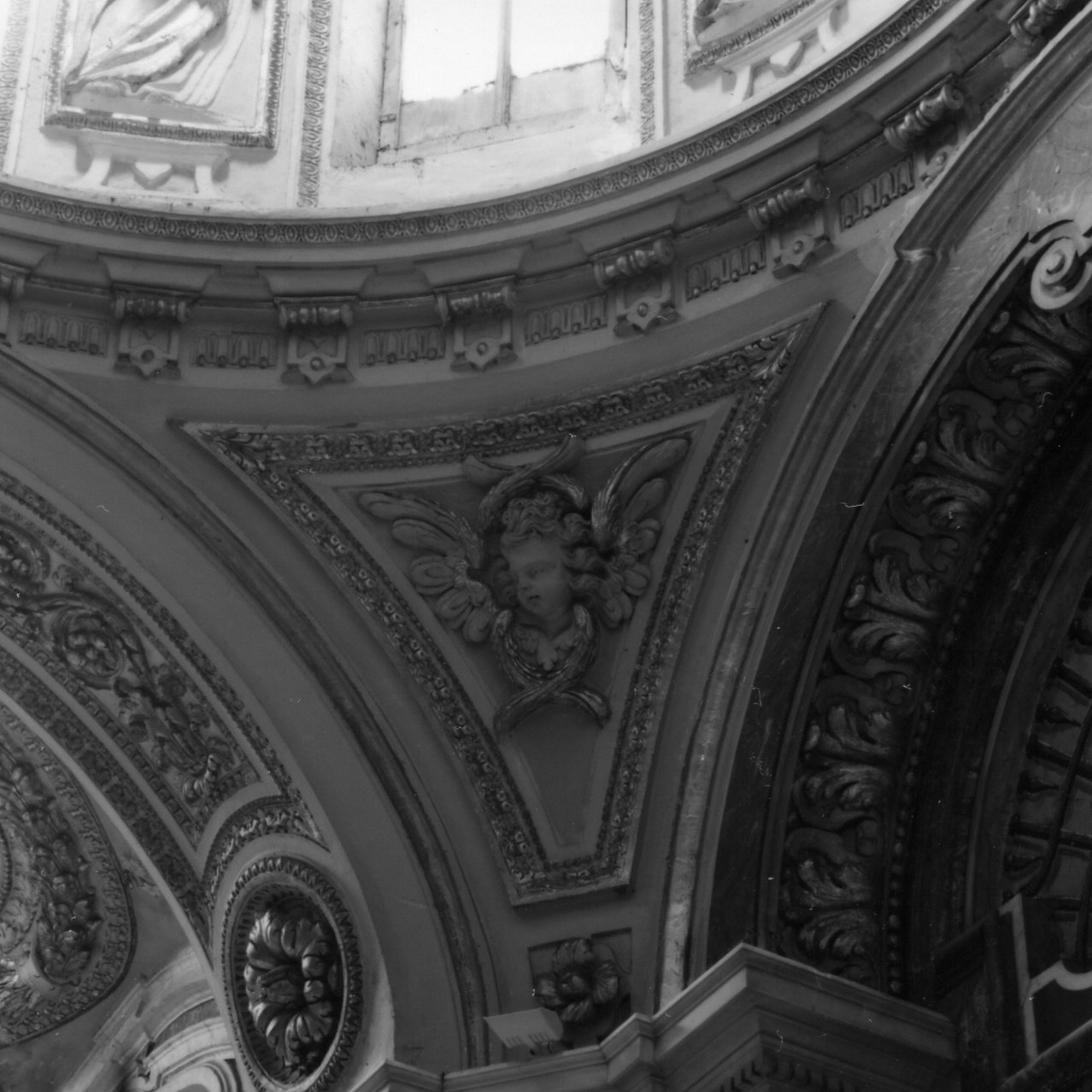 cherubino (decorazione plastica) di Fanzago Cosimo (sec. XVIII)